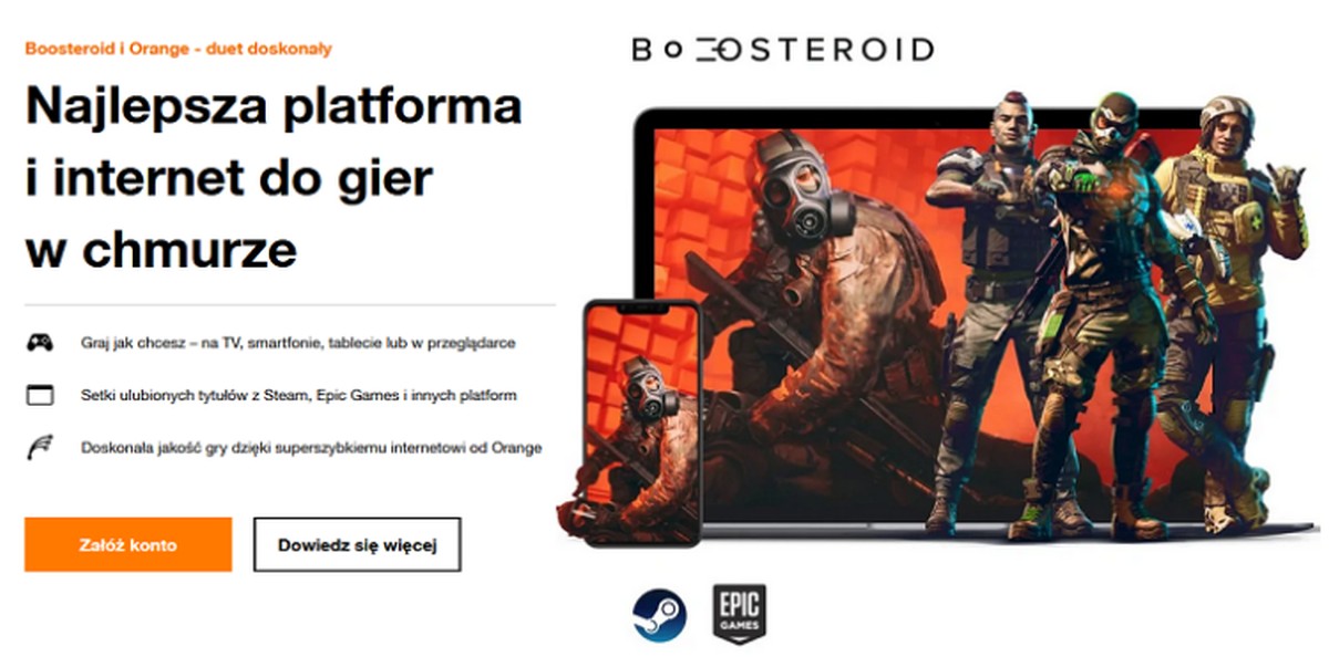 Orange i Boosteroid łączą siły. To dla graczy