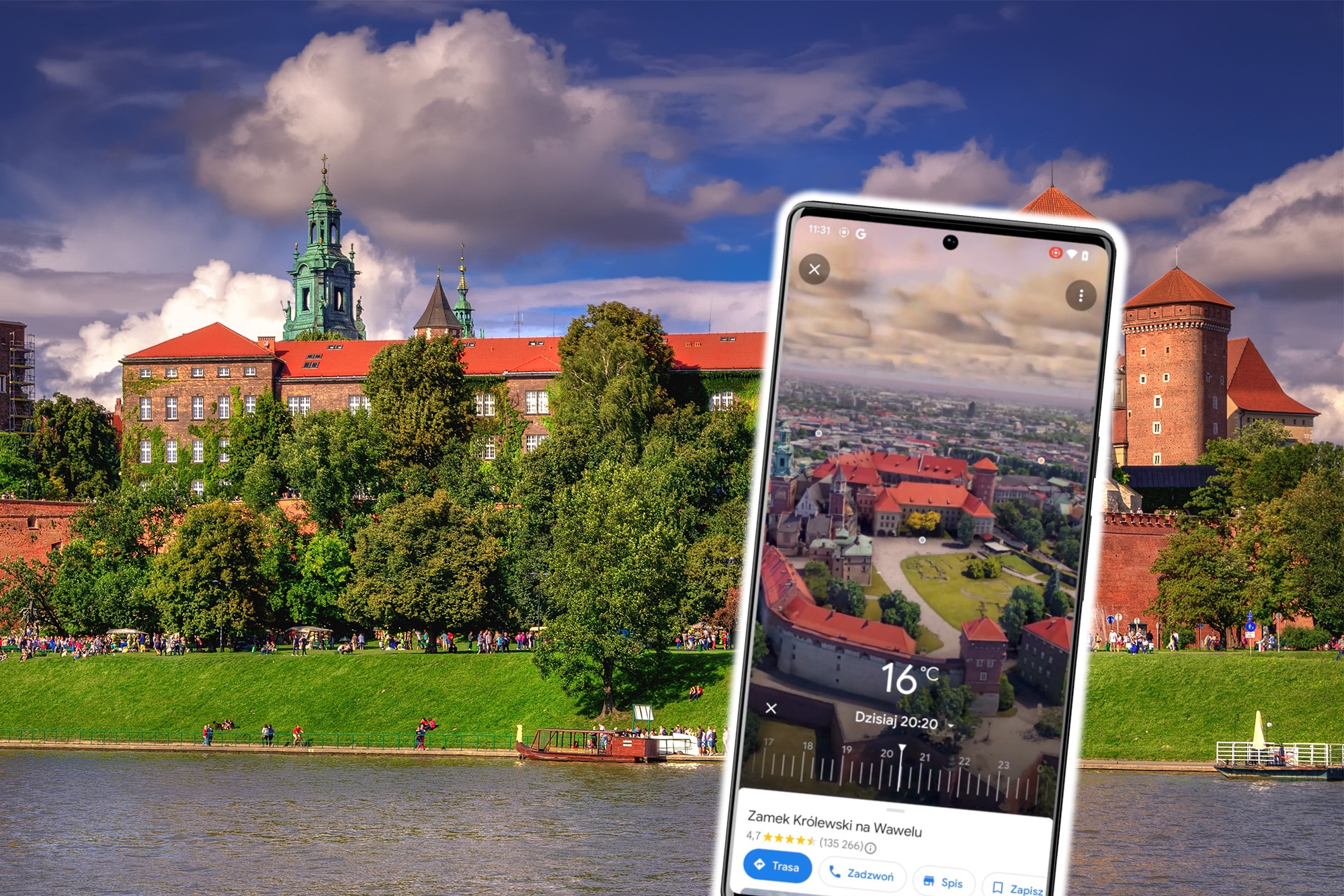 Mapy Google. Warszawa i Kraków zachwycają. Jakbyś tam był!
