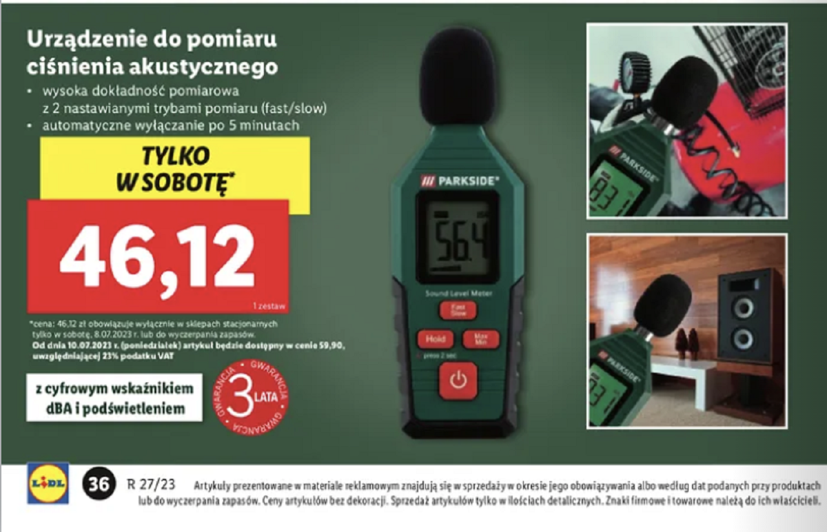 Lidl z przydatnym sprzętem. W sobotę kupisz za raptem 46 zł