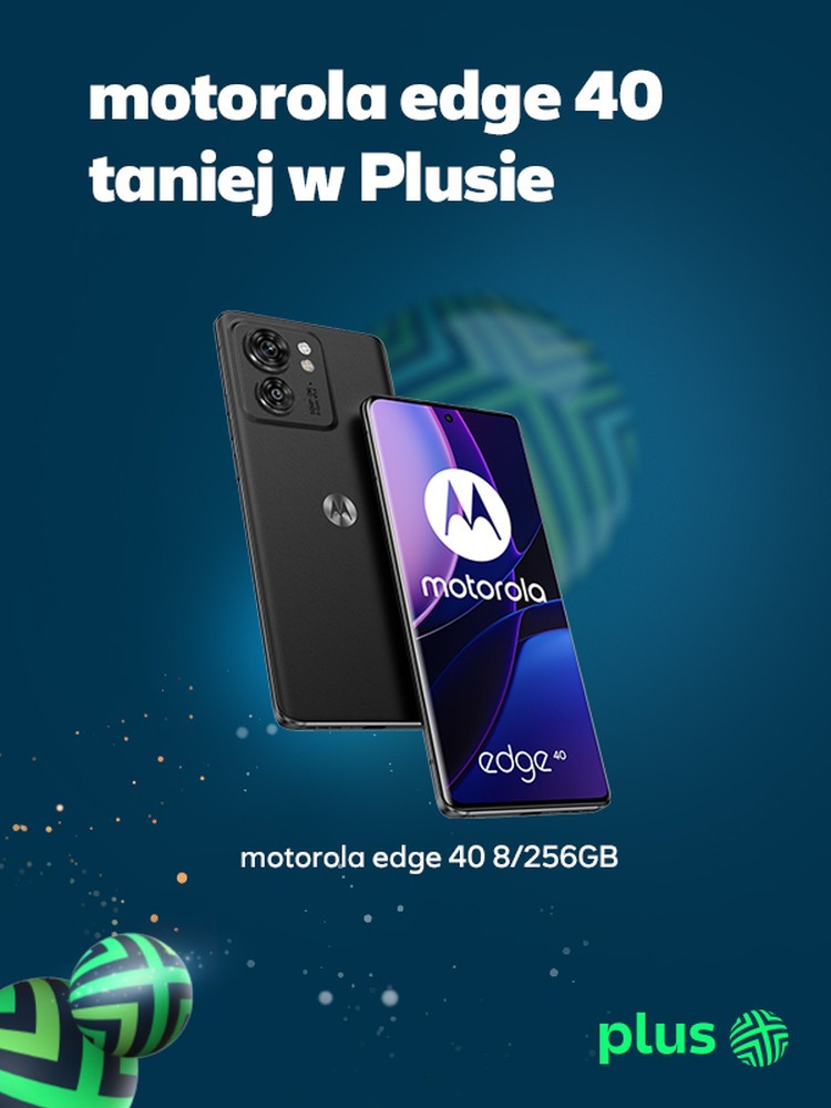 Plus przecenia Motorolę Edge 40. Zaoszczędzisz kilka stówek