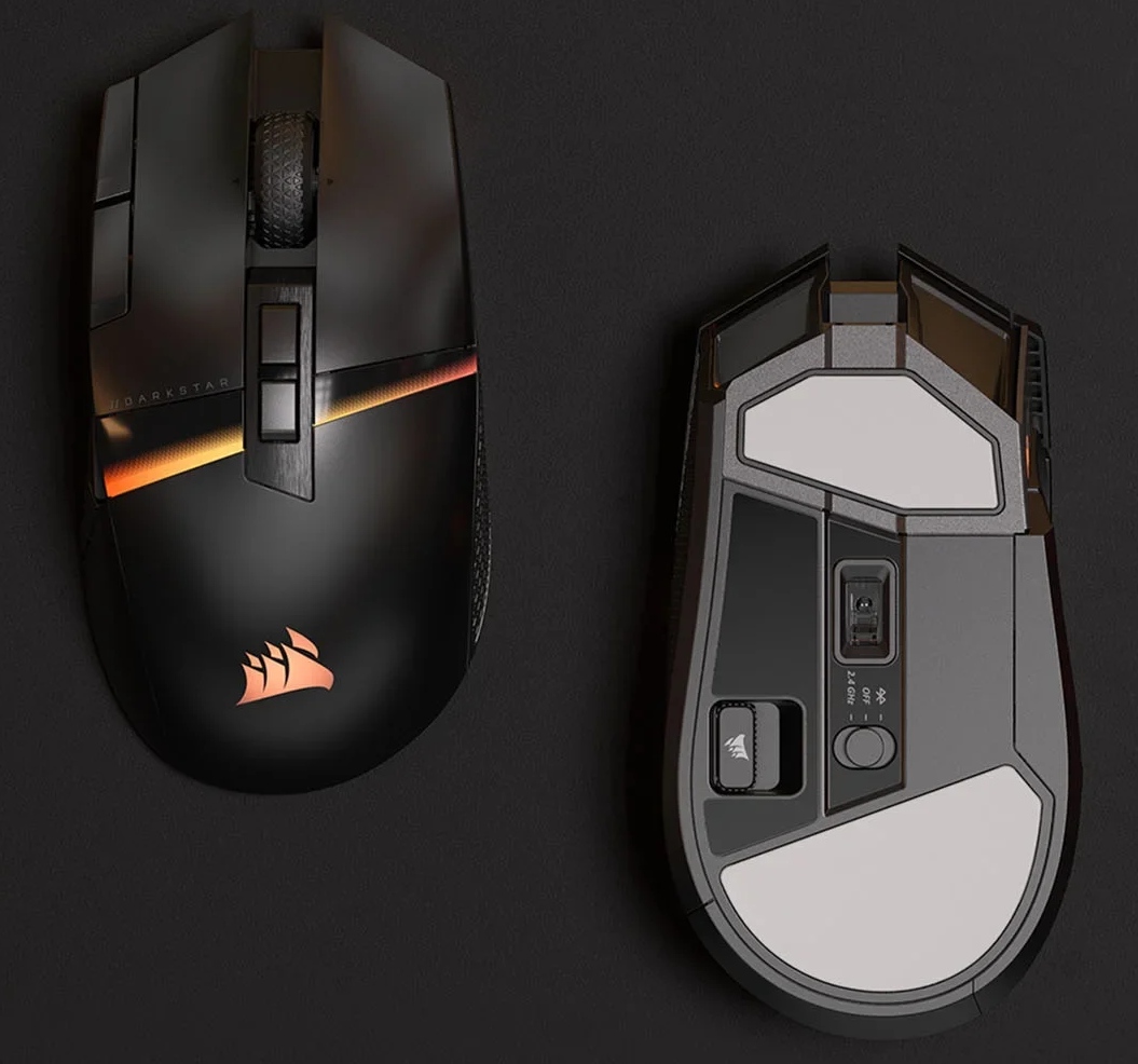 Corsair Darkstar Wireless to bezprzewodowa myszka dla fanów MMO