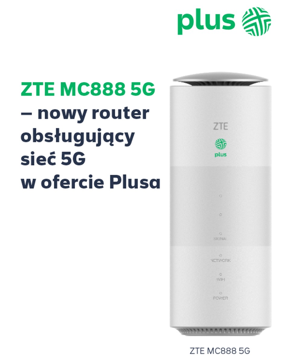 Plus rozszerza ofertę. Jest nowy router 5G