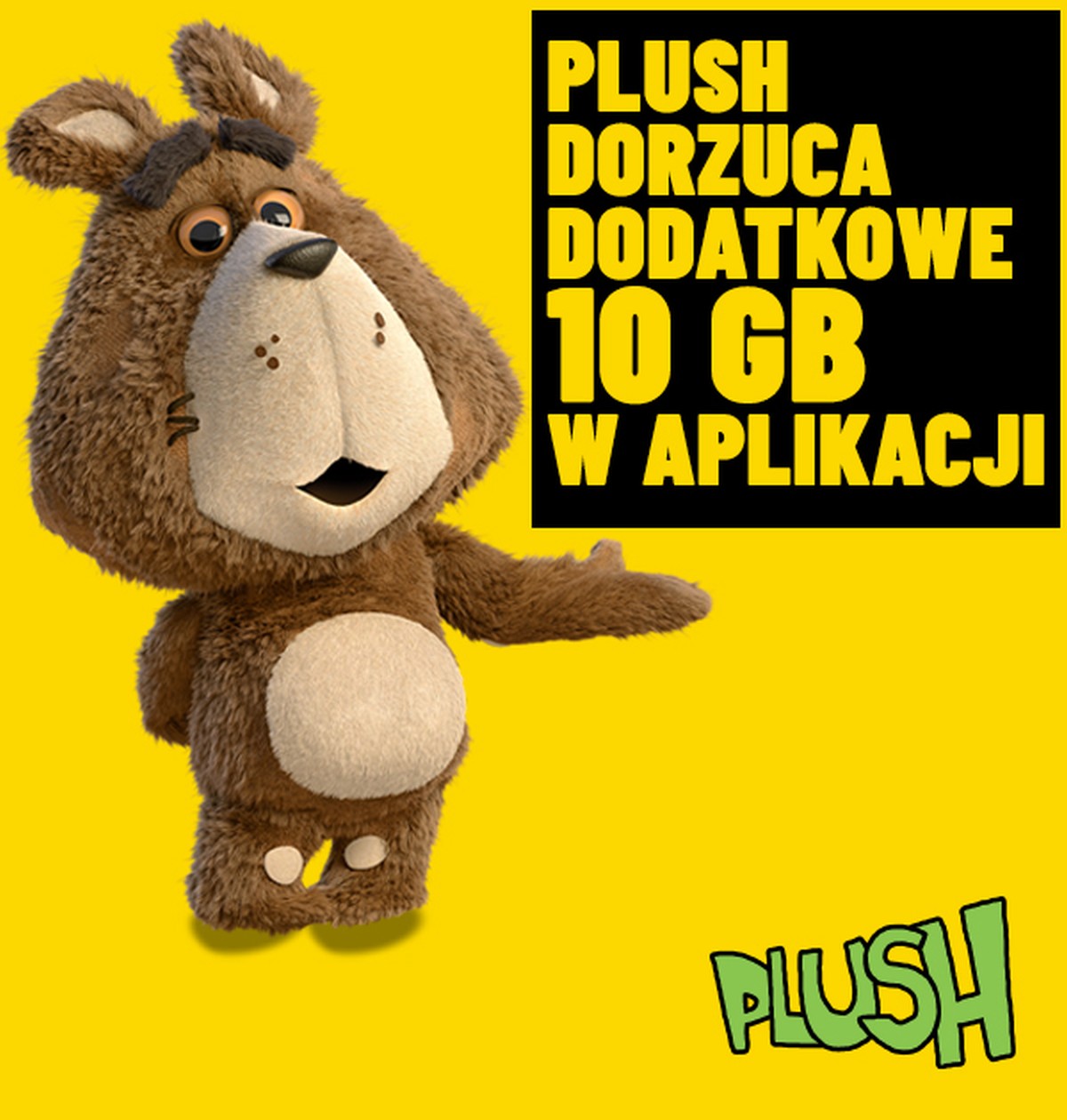 Plus dorzuca gigabajty do Plusha. Znajdziesz je w aplikacji