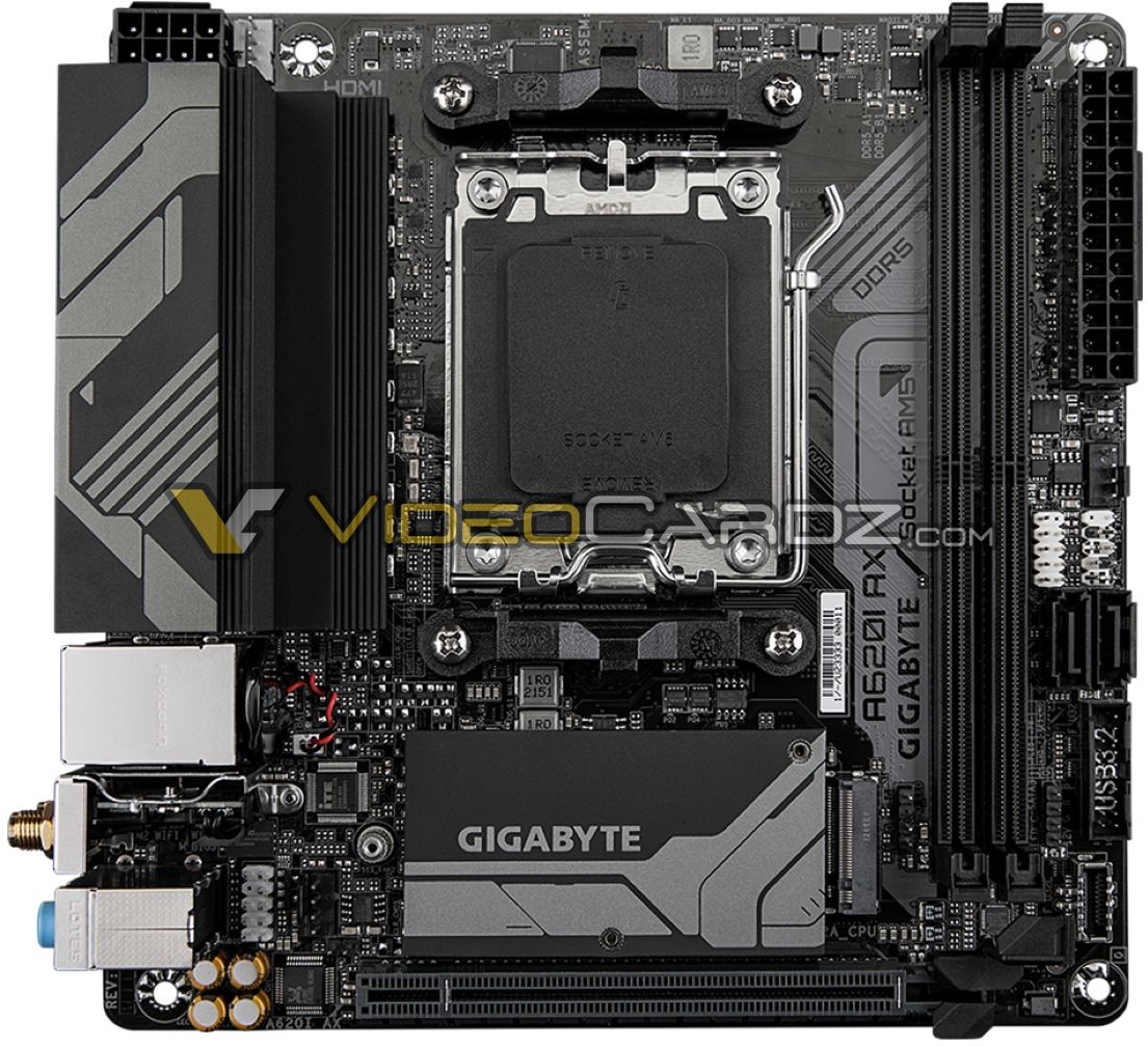 GIGABYTE pokazało pierwszą tanią płytę mITX dla AMD Ryzen 7000