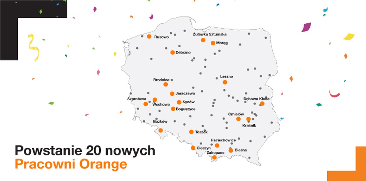 Orange otwiera nowe Pracownie. Skorzystasz z nich w 20 miejscowościach