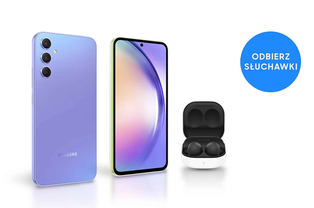 Kup Galaxy A34 lub Galaxy A54, a Samsung da Ci słuchawki