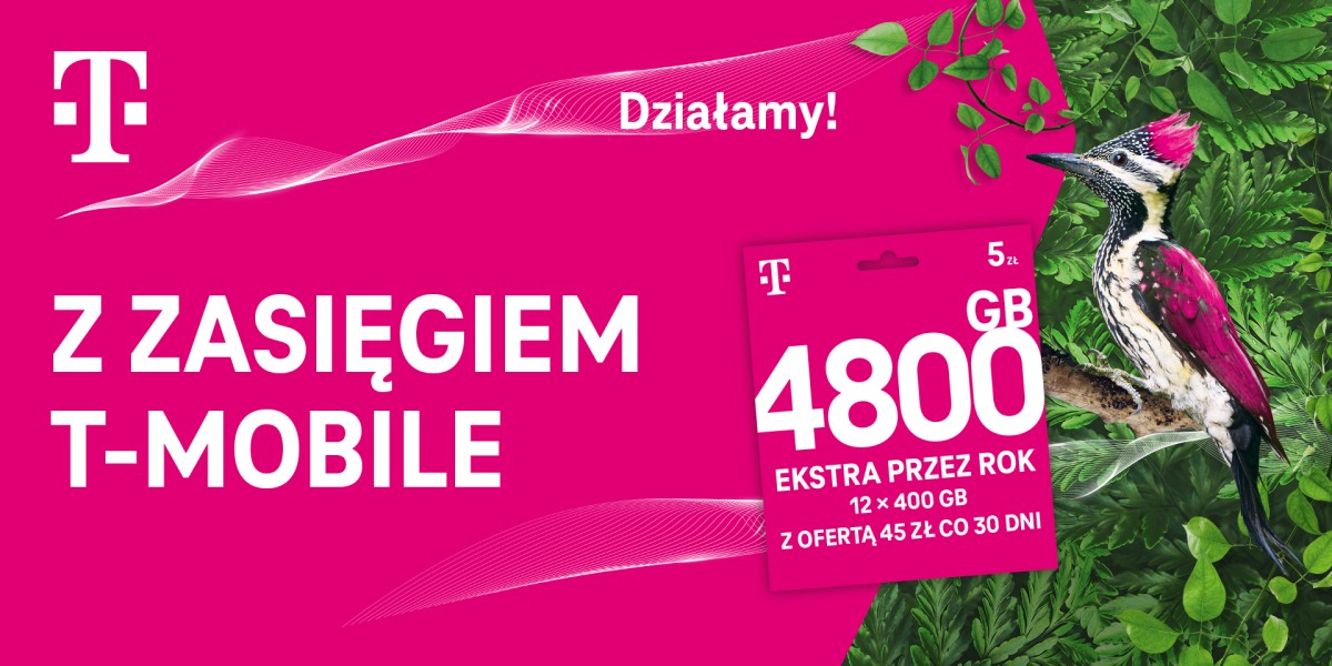 T-Mobile da ci nawet 4800 GB. Oto jak je zgarnąć