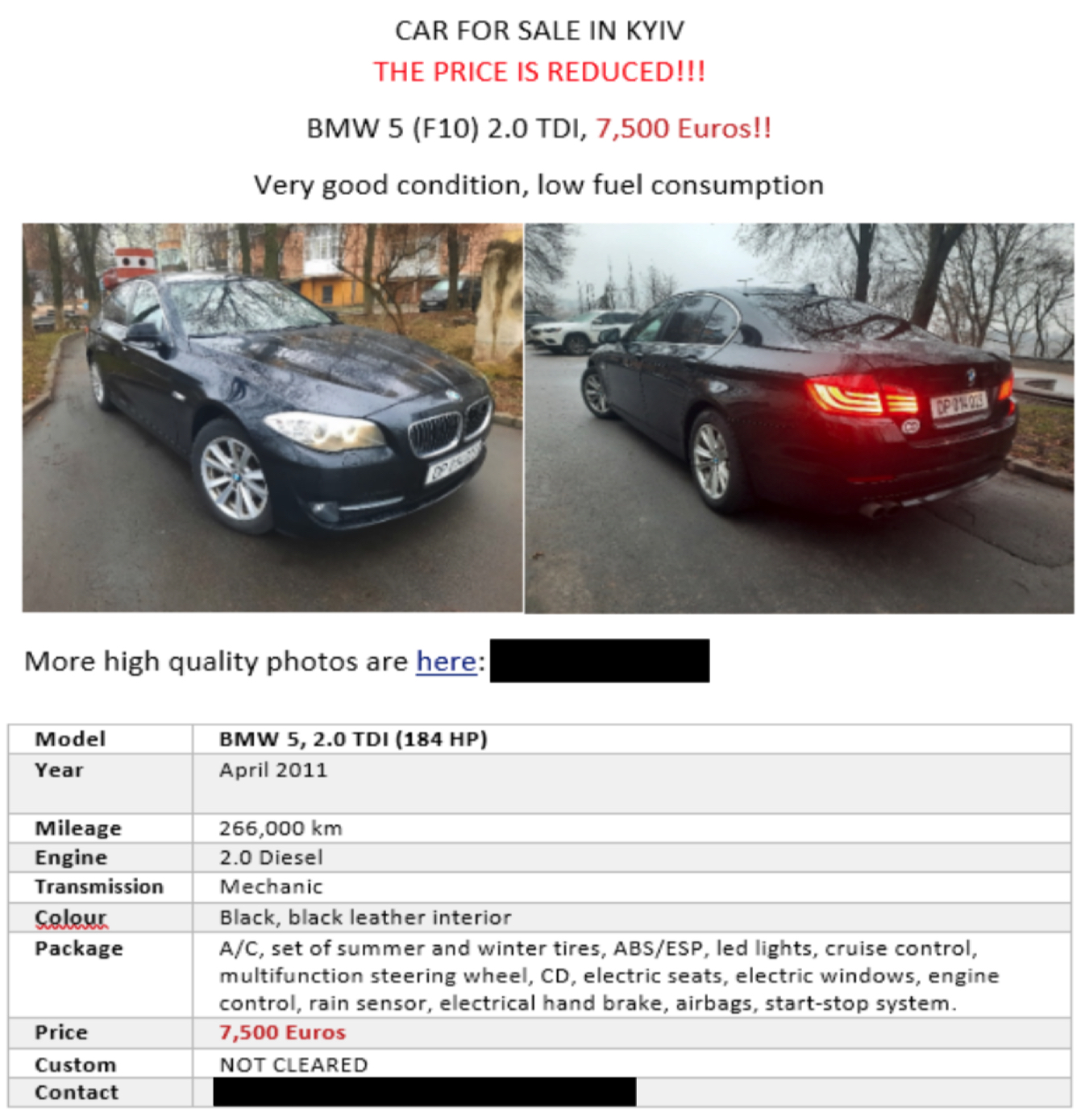 Rosja atakuje Europę. W tle polskie BMW