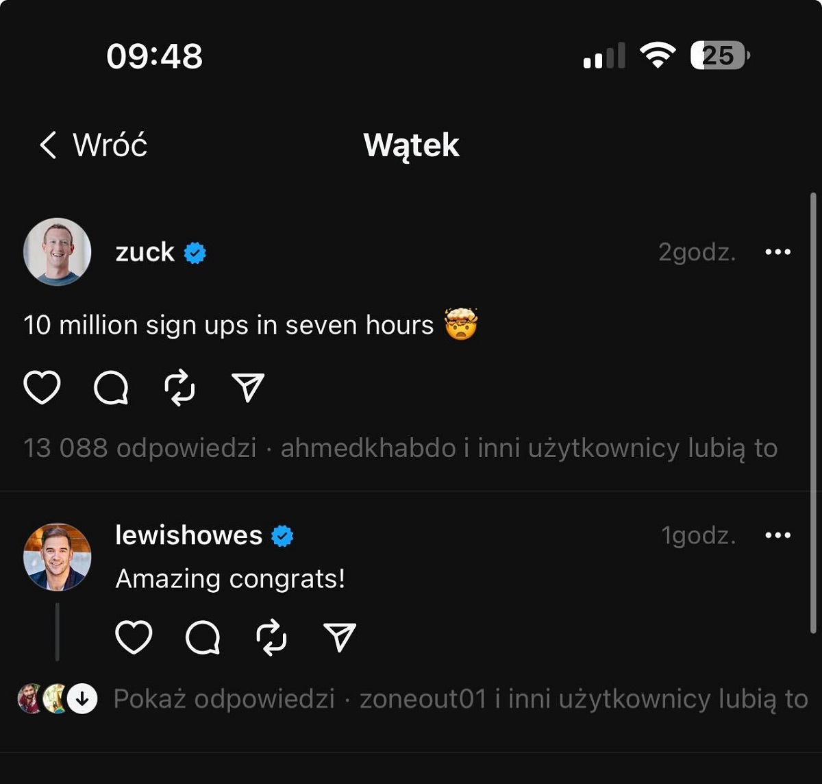 Instagram Threads wystartował. Zuckerberg pręży muskuły