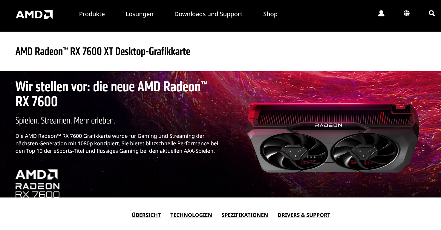 AMD się wygadało. Nadciąga karta Radeon RX 7600 XT