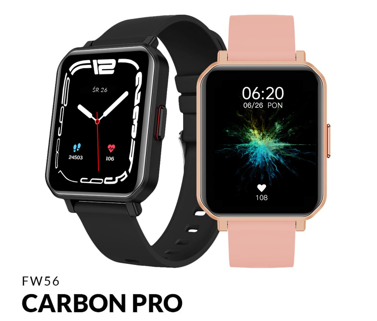 Maxcom FW56 Carbon Pro – zegarek dla aktywnych za małe pieniądze