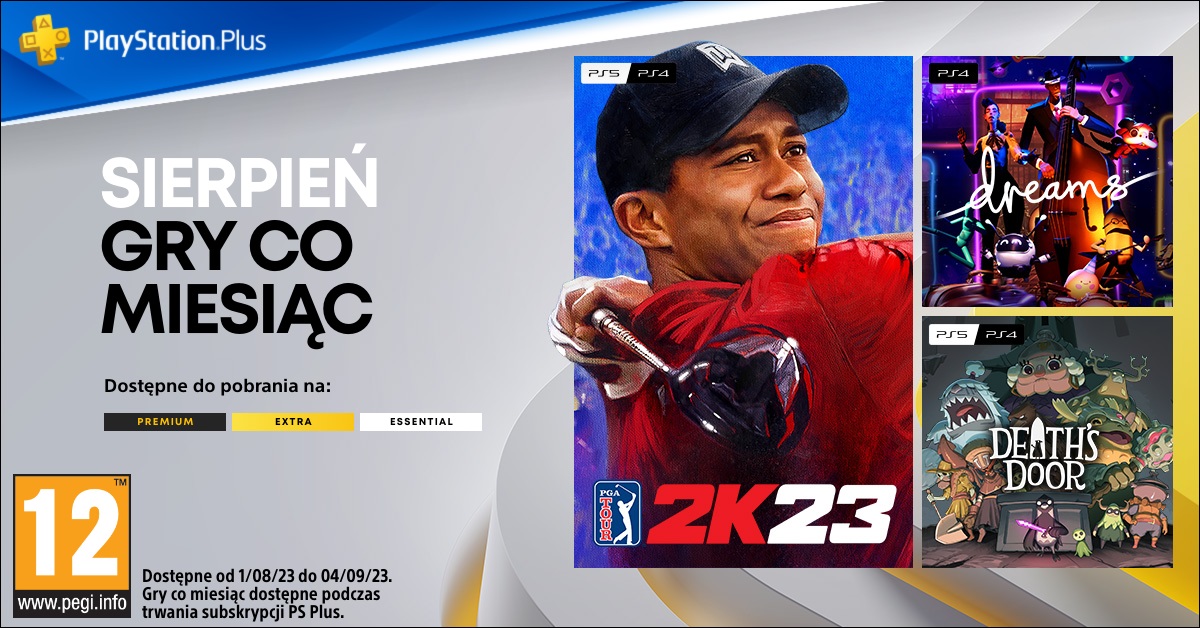 PlayStation Plus na sierpień. Poznaliśmy listę gier
