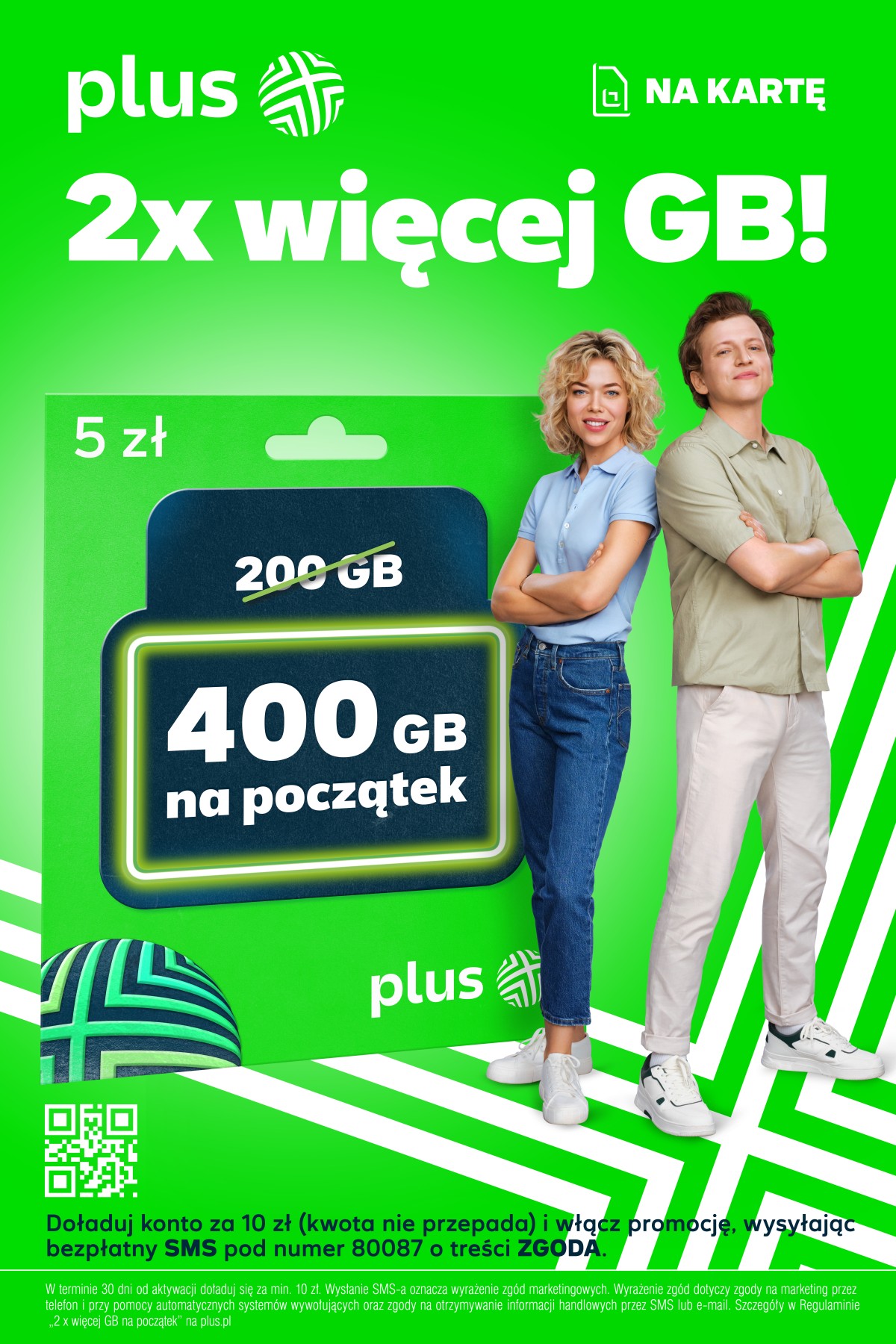 Kup starter Plusa, a dostaniesz 400 GB Internetu