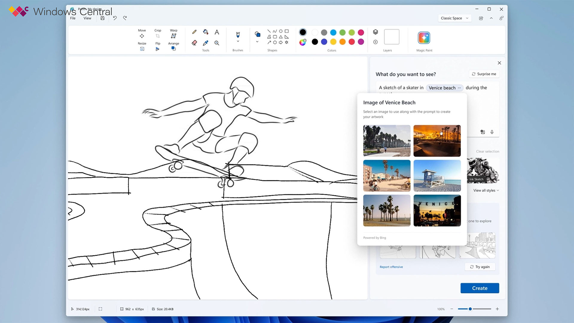 Windows 11. Paint będzie rysował sam