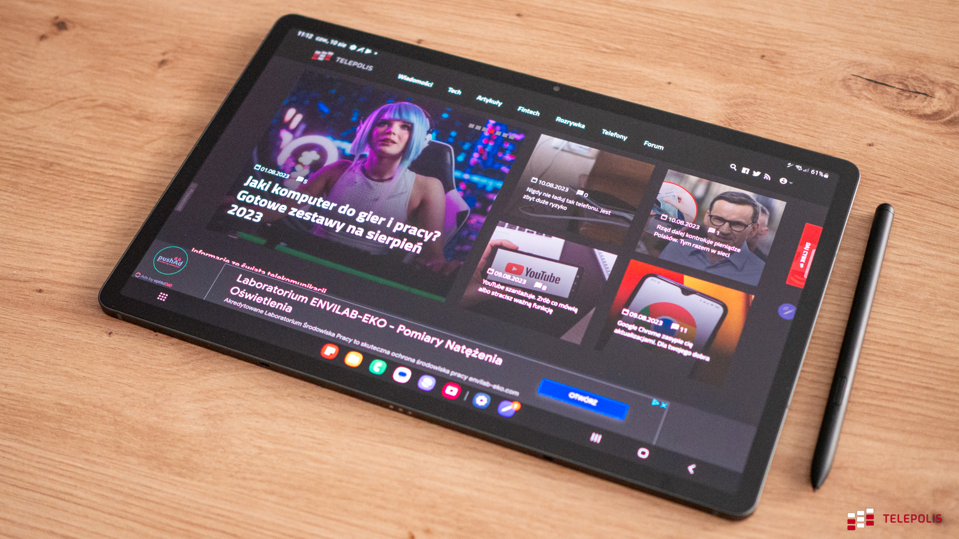 Test Samsung Galaxy Tab S9+. Tablet na sterydach