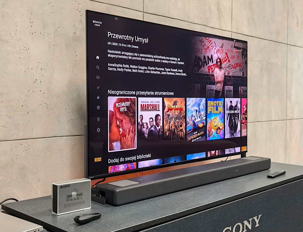 Sony wprowadza do Polski flagowy telewizor A95L. Oto szczegóły i ceny