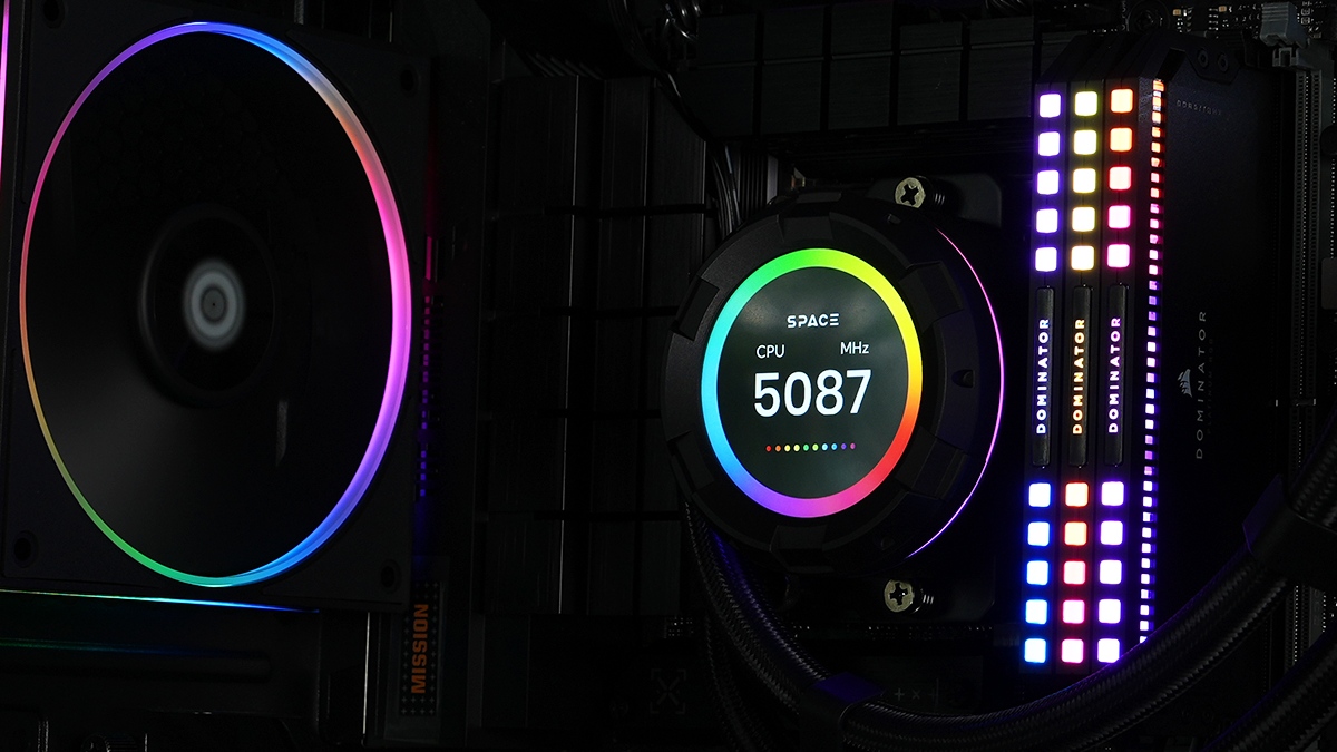 ID-Cooling przedstawia tanie chłodzenia AiO z ekranem LCD