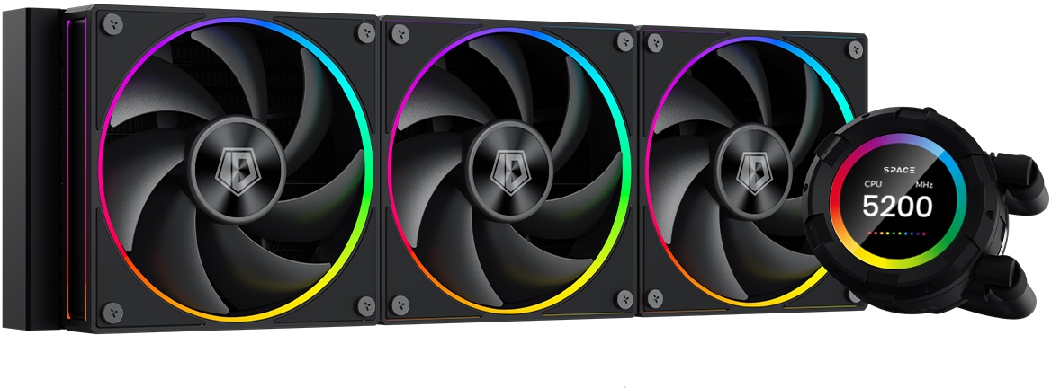 ID-Cooling przedstawia tanie chłodzenia AiO z ekranem LCD