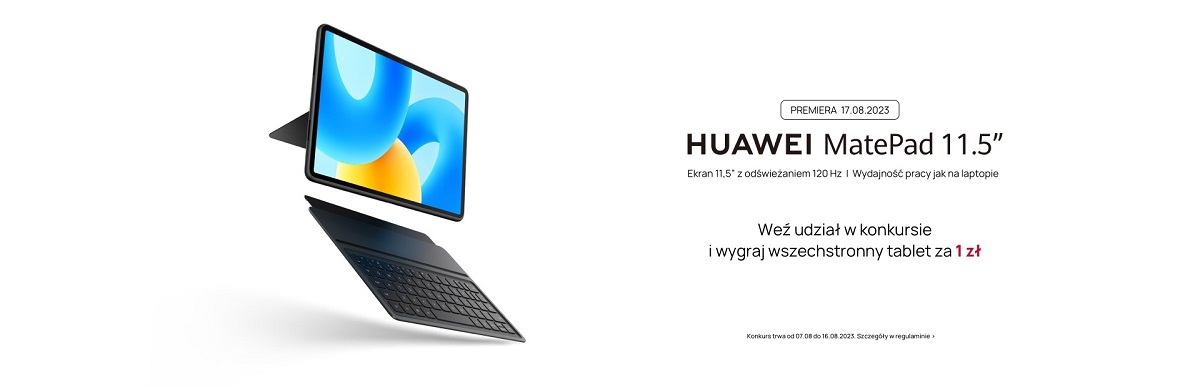 Huawei organizuje konkurs. Do wygrania najnowszy MatePad