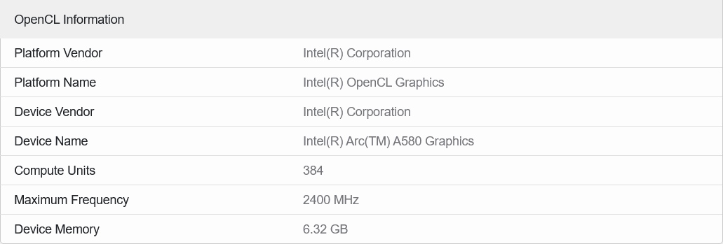 Nadciąga Intel Arc A580. Wydajność prezentuje się nieźle