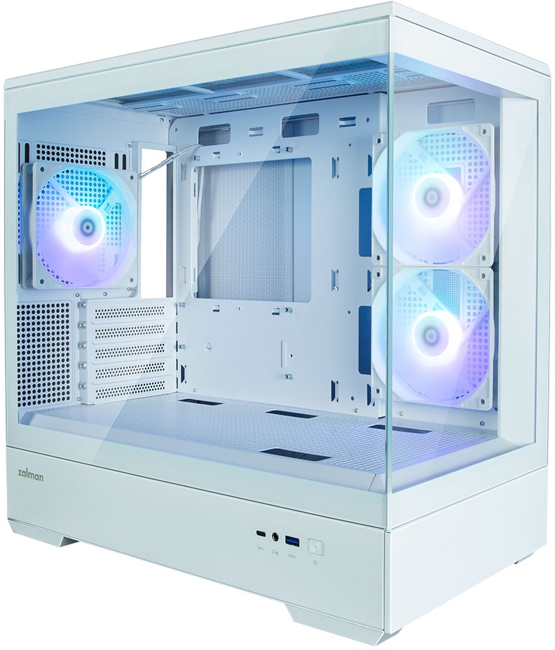 Nowoczesna i tania obudowa dla fanów szkła oraz RGB LED