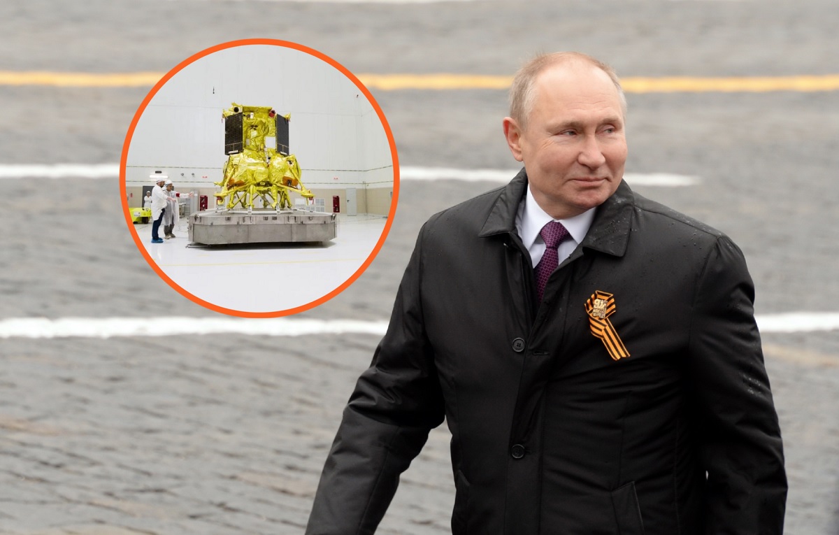 Wielka smuta w Rosji. Lądownik Łuna-25 rozbił się o Księżyc