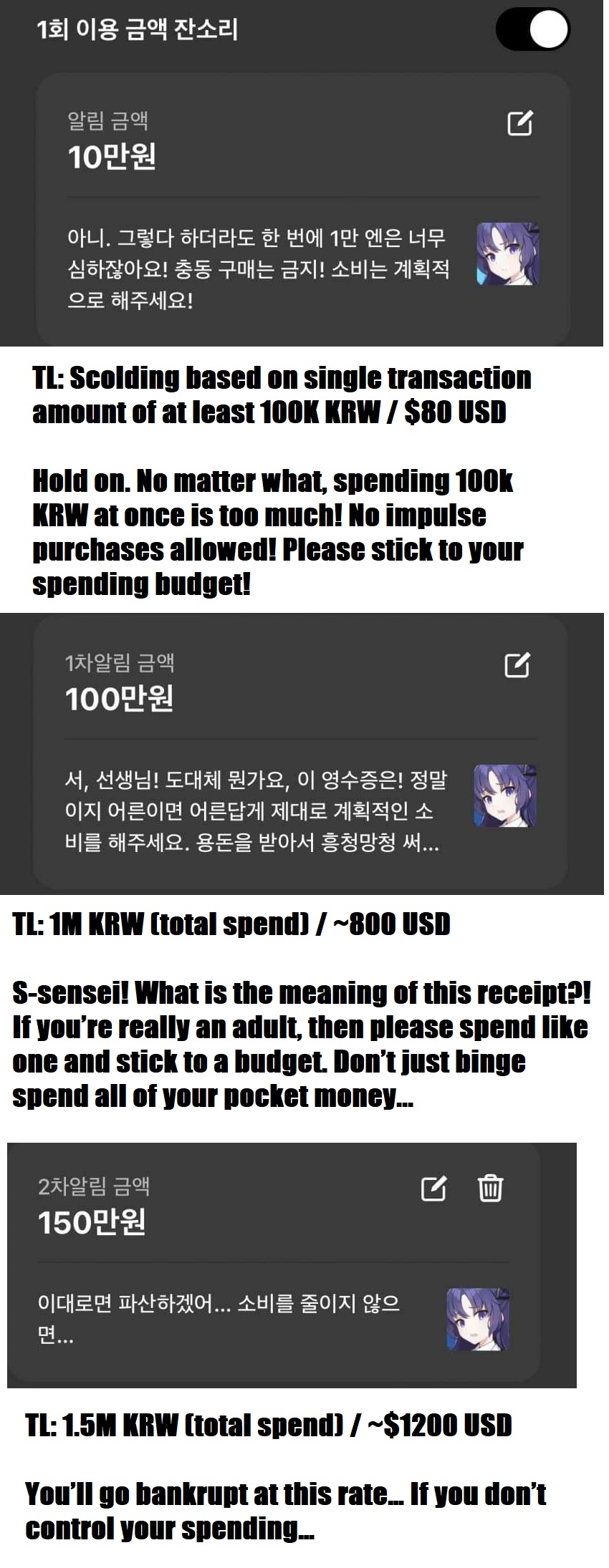 Wydasz za dużo na grę? Twoja ulubiona postać cię okrzyczy