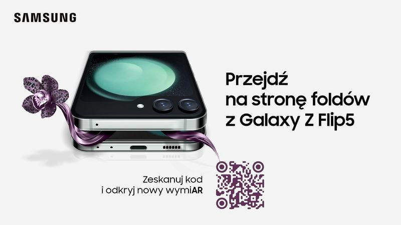 Zeskanuj niebo i wygraj zestaw Galaxy Z Flip5 z Galaxy Buds2 Pro