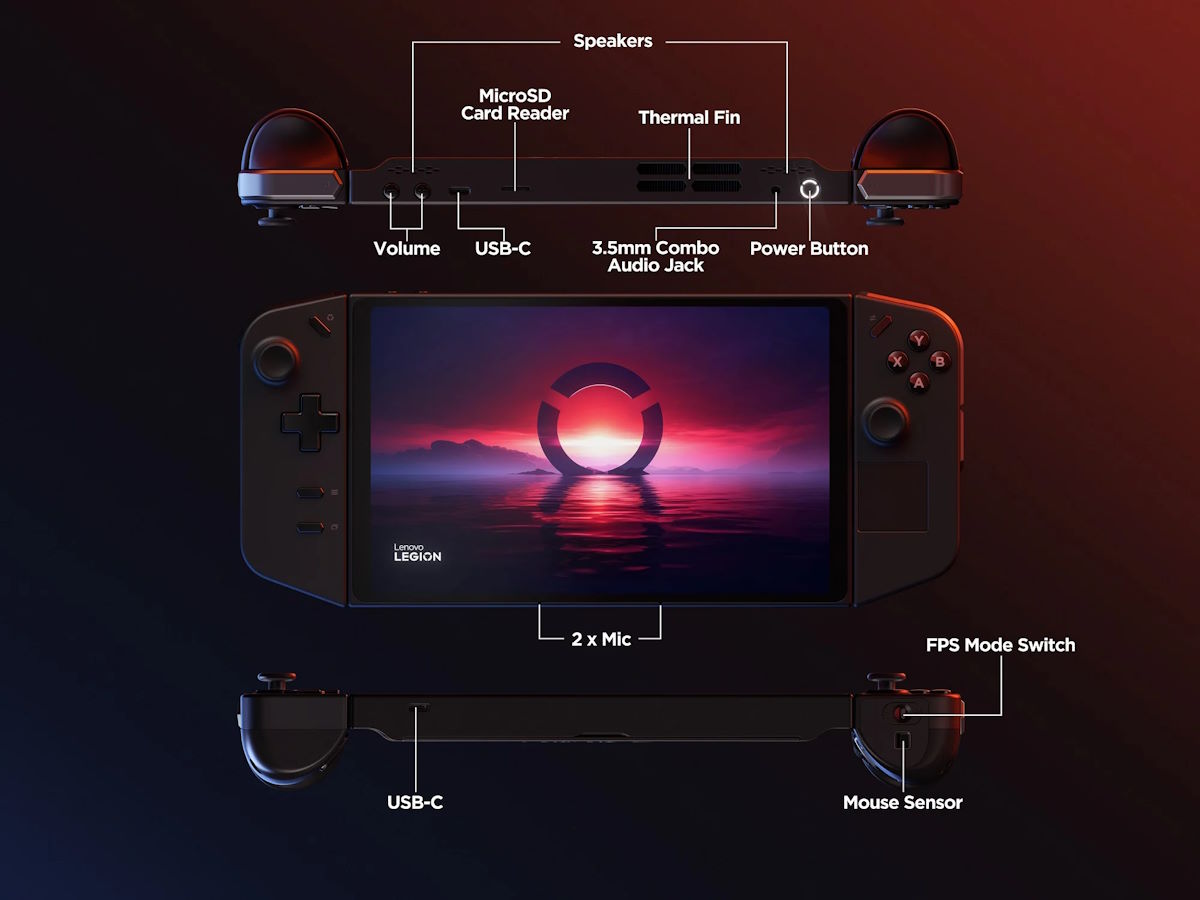 Lenovo Legion Go w szczegółach. Oto konkurent Steam Decka i ASUSA