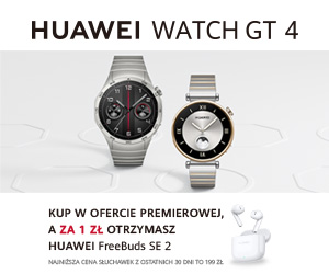 HUAWEI WATCH GT4 to mój nowy ulubiony zegarek. Do tego kosztuje grosze