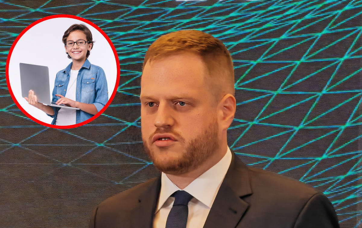Darmowy laptop dla uczniów. Więzienie za odklejenie naklejki?