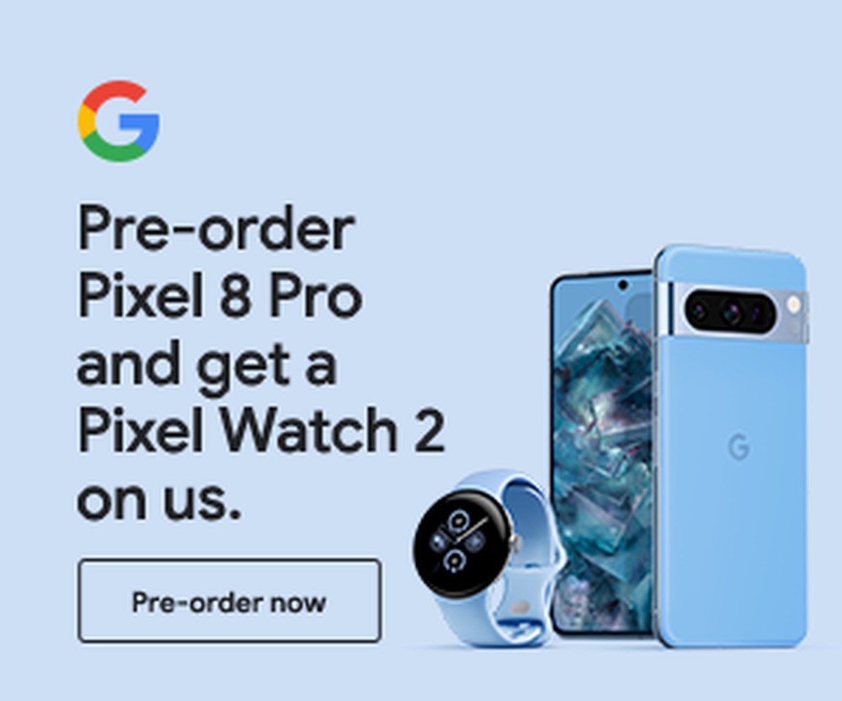 Google Pixel 8 Pro: w przedsprzedaży zegarek w prezencie