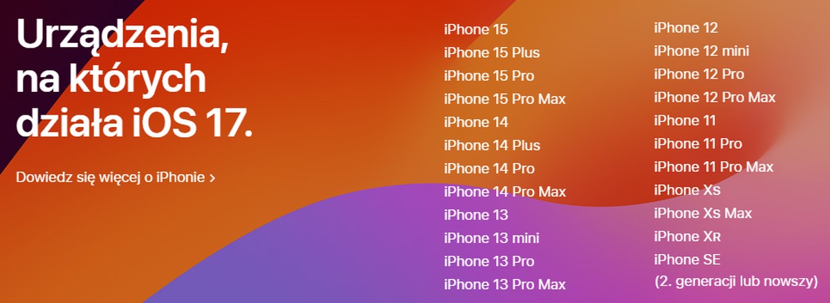 iOS 17 ma już pierwsze aktualizacje. Dla wspieranych iPhone'ów