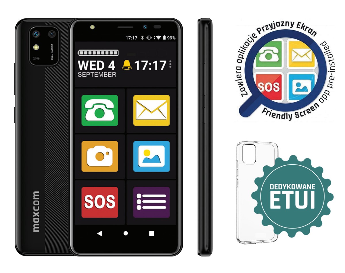 Maxcom ma nowe tanie smartfony. Sprawdzą się także w rękach seniorów