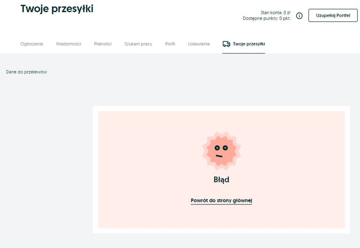 OLX ma awarię. Są problemy z niektórymi funkcjami