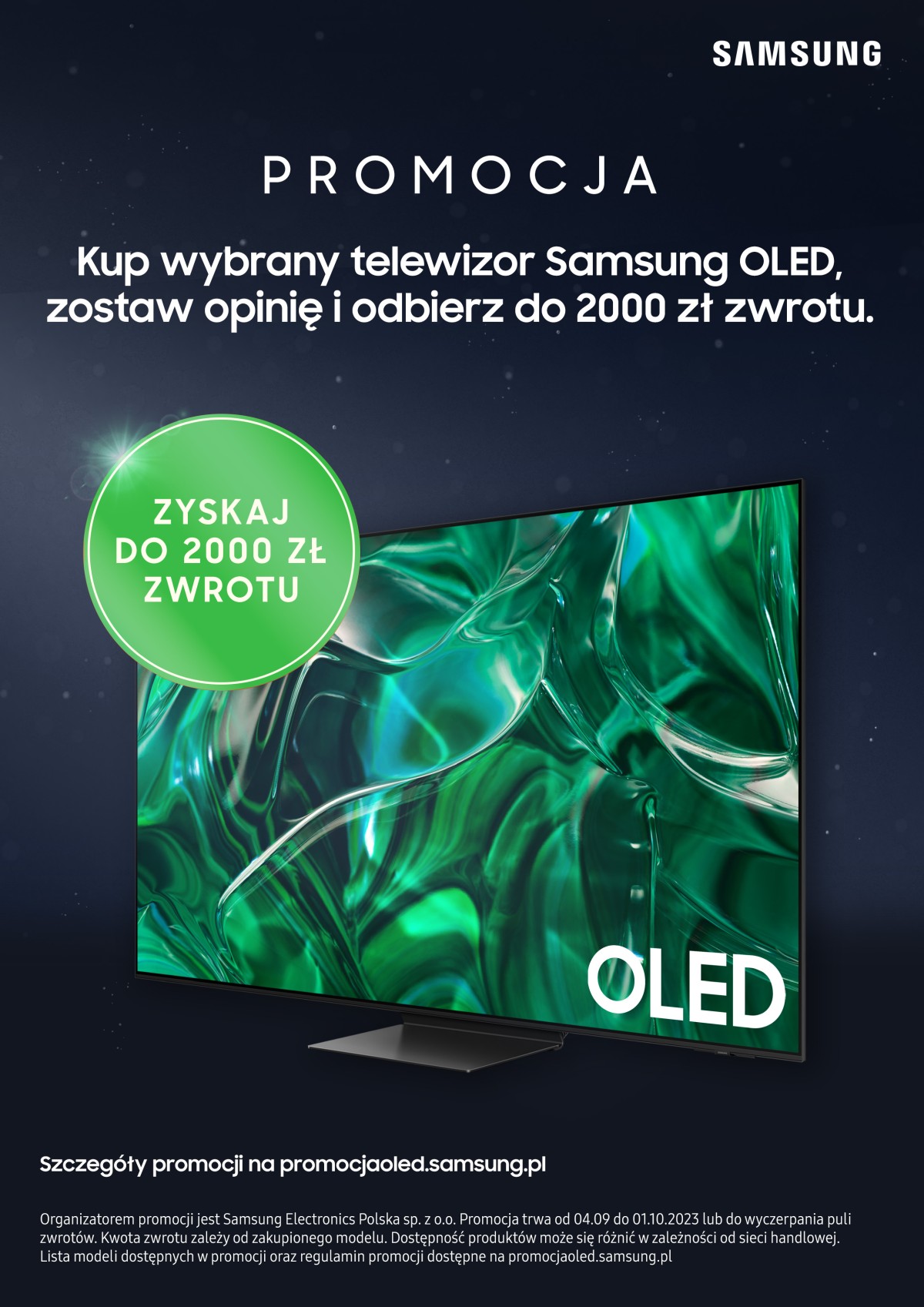 Kup telewizor Samsung OLED i odzyskaj nawet 2000 zł