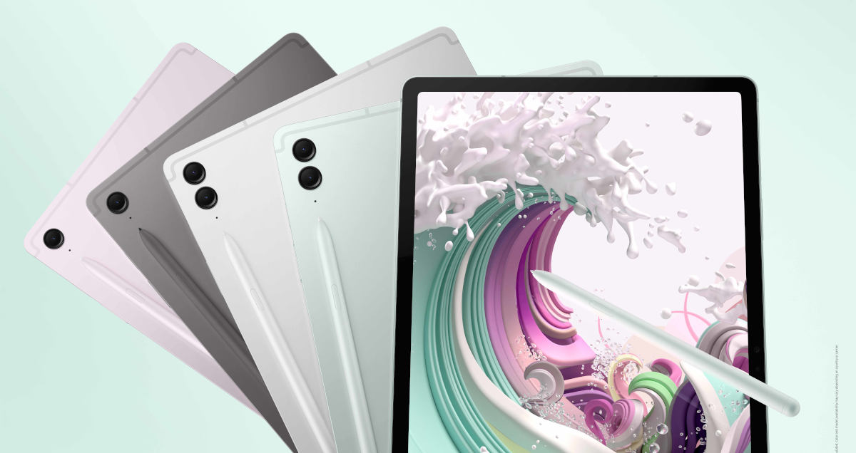 Samsung Galaxy Tab S9 FE. Nowe tablety są bardzo płaskie i mają 5G