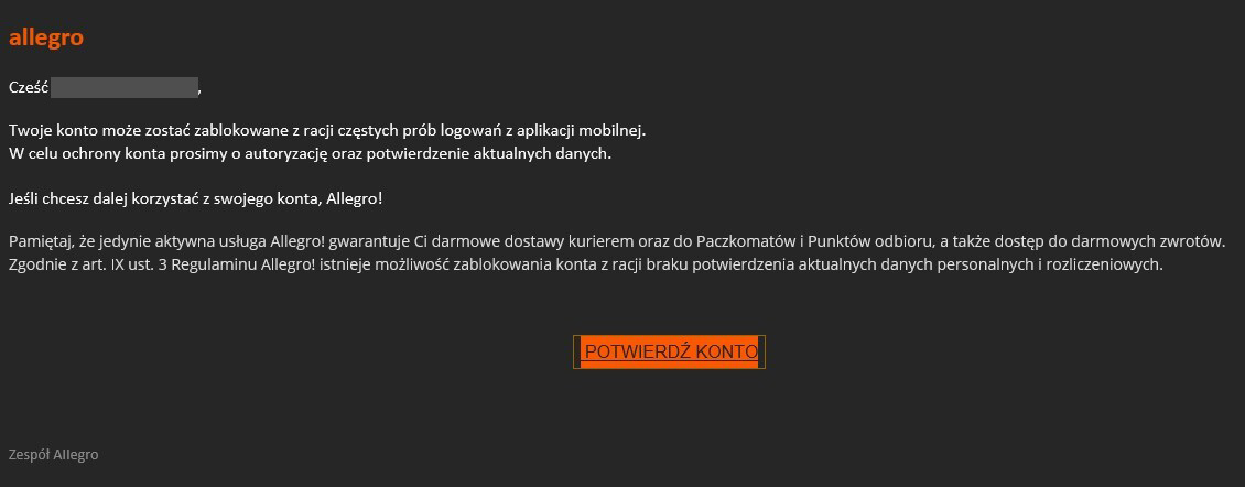 Polowanie na pieniądze Polaków trwa. Klienci Allegro na celowniku