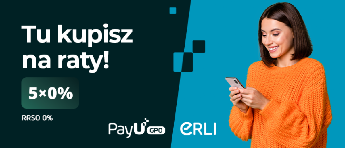 ERLI startuje z ratami 5x0%. Nad wszystkim czuwa PayU