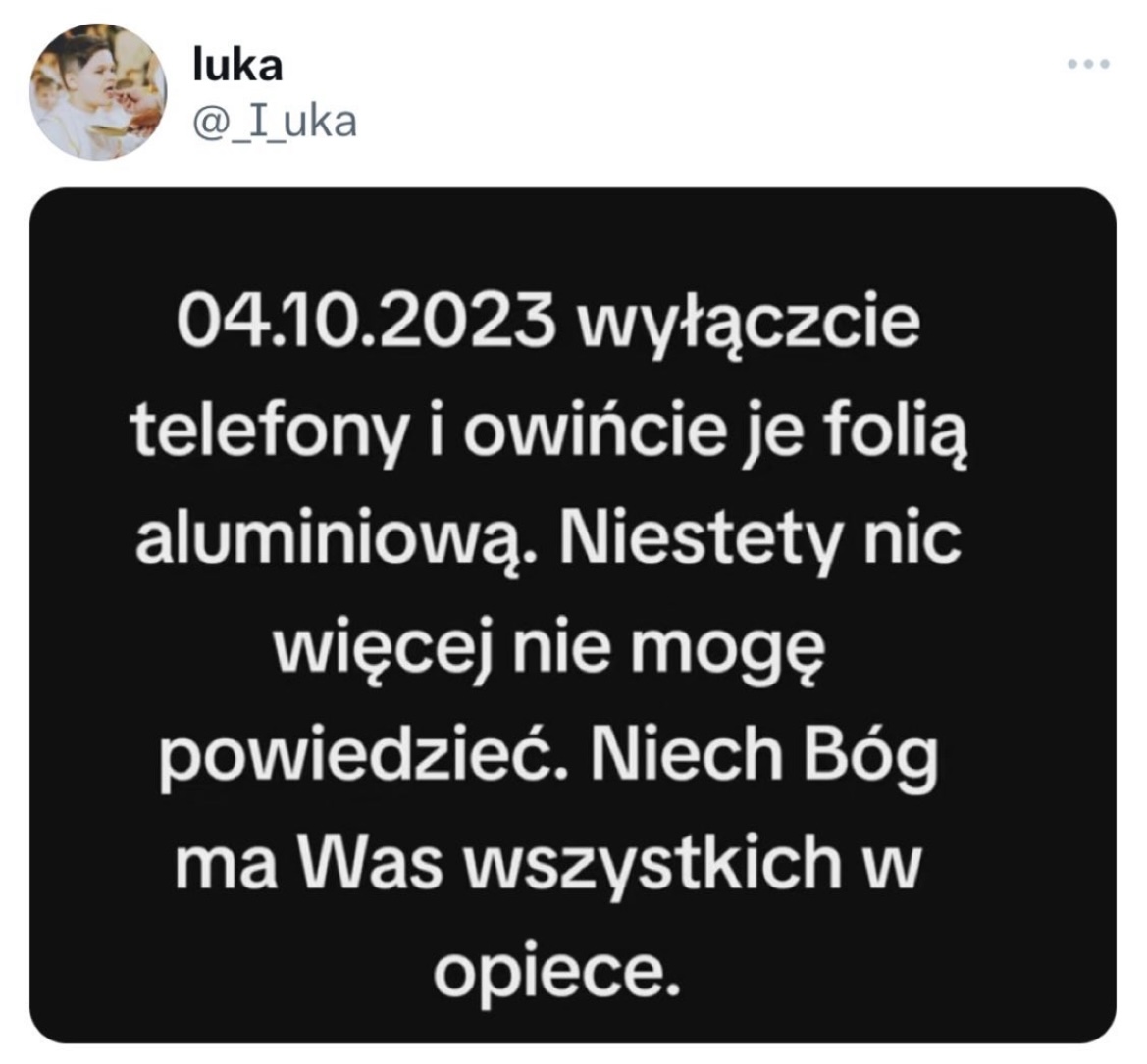 Ludzie przerażeni 4 października. Wyjaśniamy