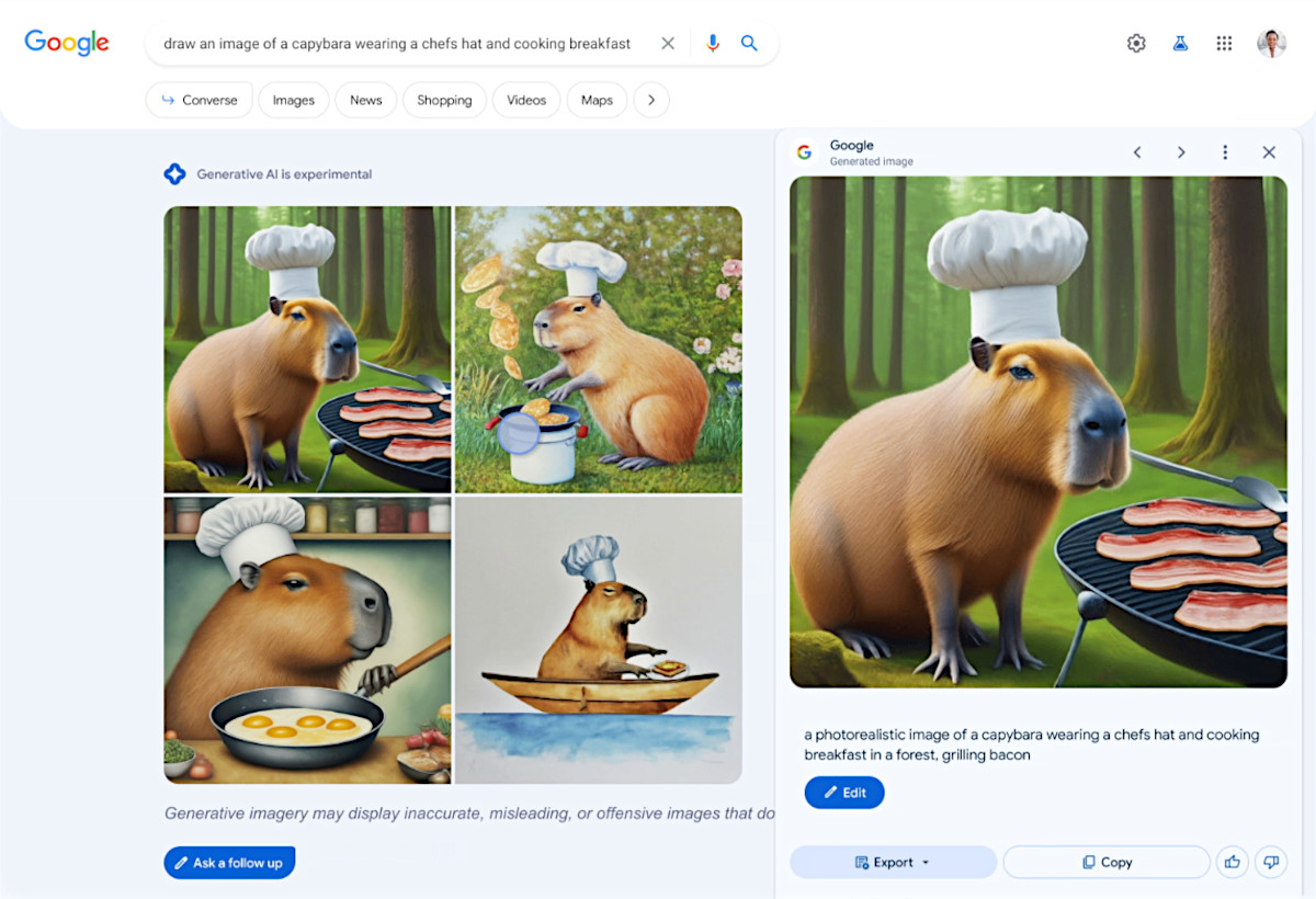 Wyszukiwarka Google z nową funkcją. Będzie rysowała obrazki