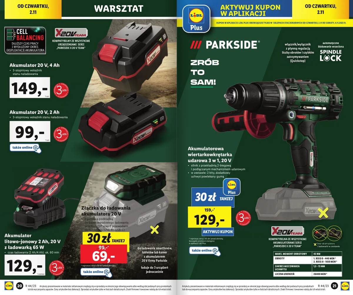 Lidl wyprzedaje akumulatory. Start już 2 listopada