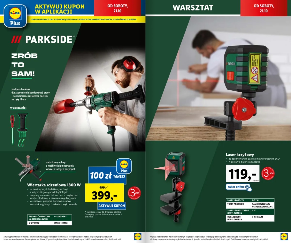 Lidl rozpieszcza majsterkowiczów. Przydatny sprzęt za grosze
