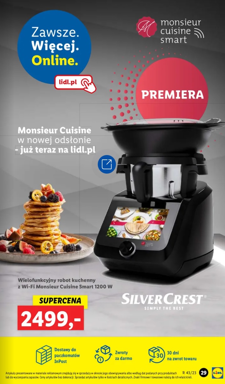 Nie tylko Thermomix. Lidl też odpicował swojego robota
