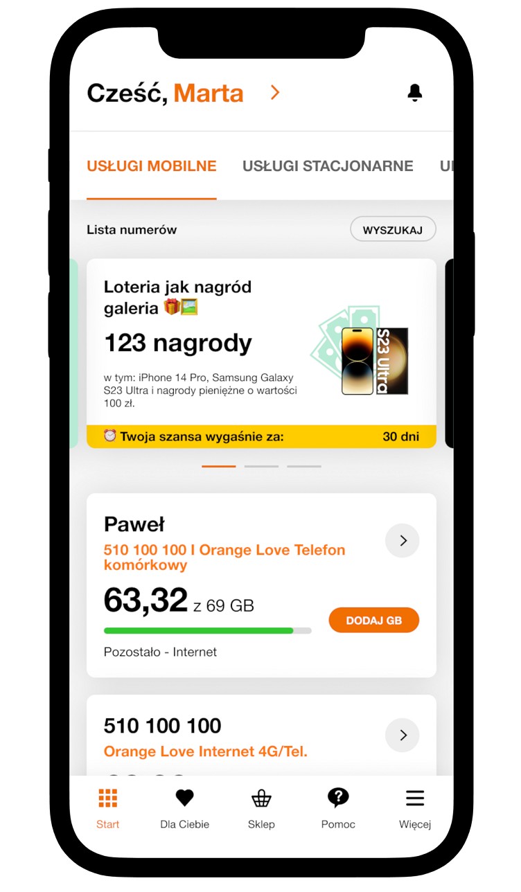 Orange startuje z loterią. Do wygrania 123 nagrody