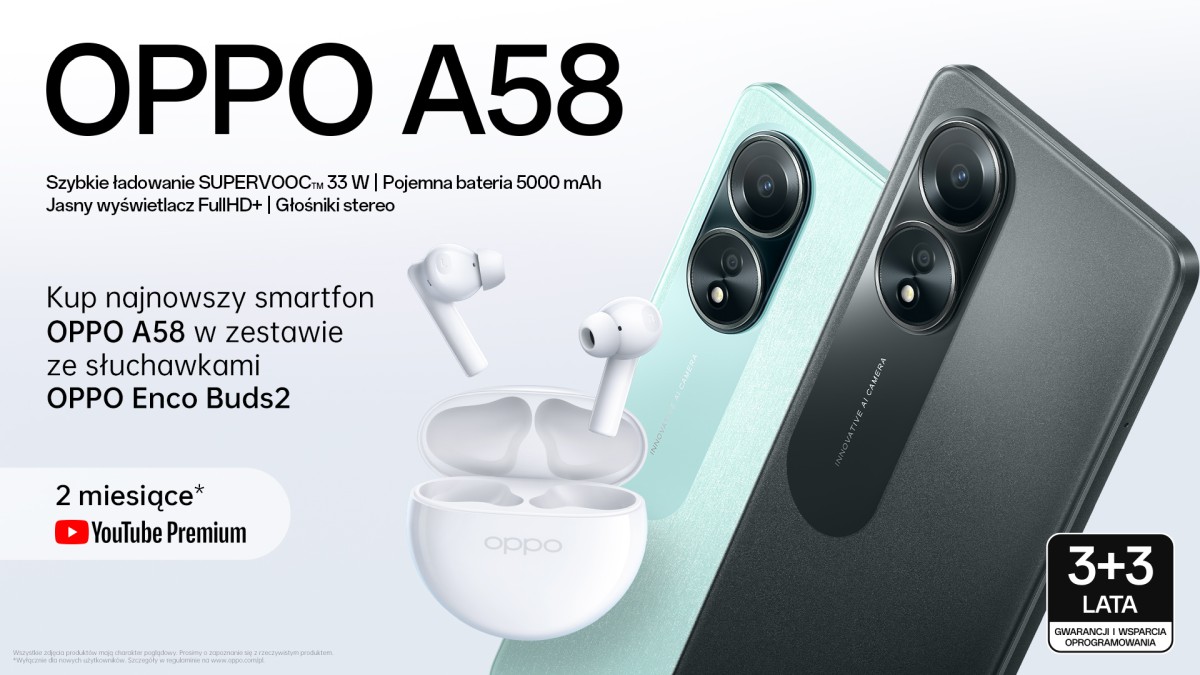 Oppo wprowadza do Polski dwa tanie smartfony z 3 letnim wsparciem