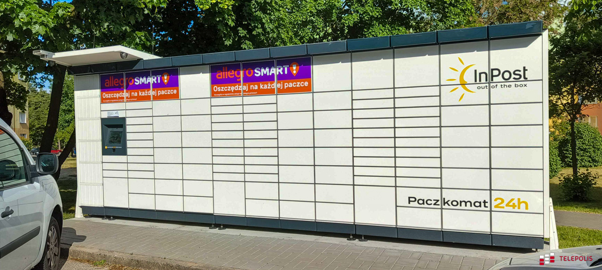 Paczkomaty się tam nie przyjęły? Maszyna została zdewastowana