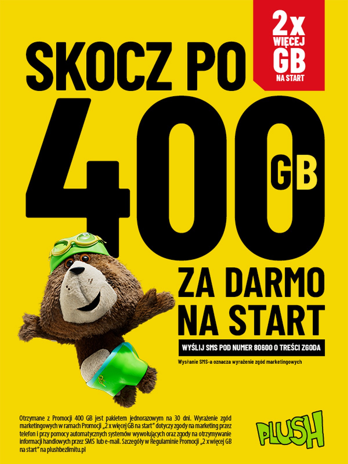 W Plushu na start dostaniesz aż 400 GB Internetu