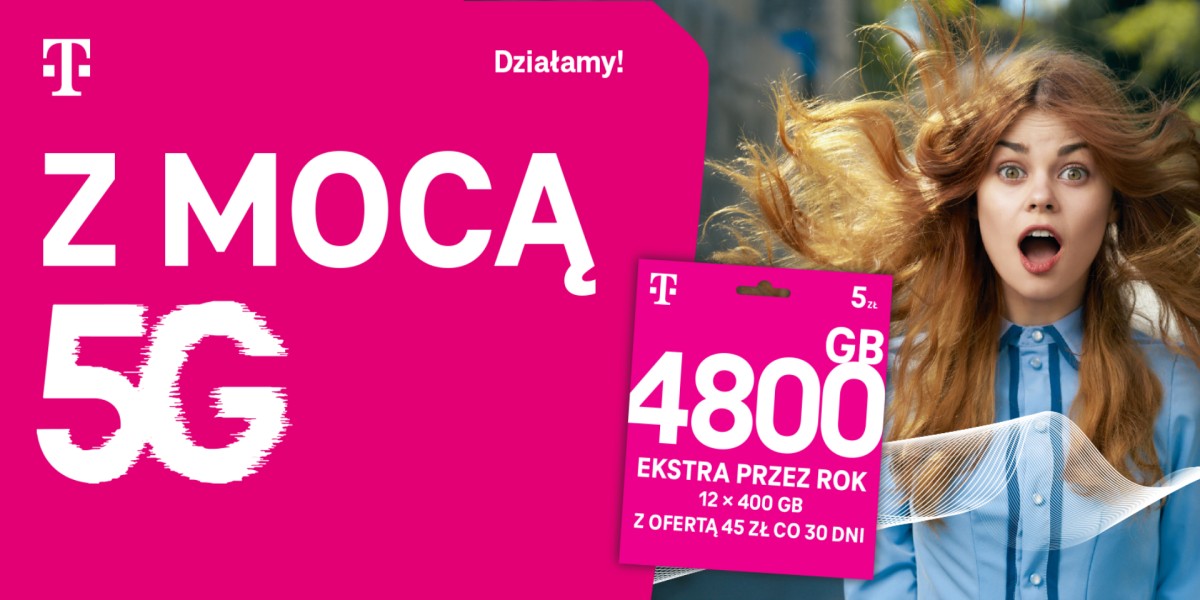 T-Mobile na kartę to nawet 4800 GB ekstra przez rok