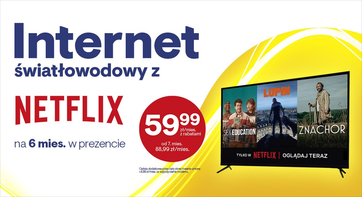 Vectra kusi rozrywką i daje Netflix na pół roku za darmo
